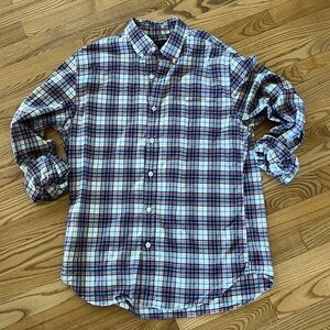 Men’s JCrew Button Down Plaid Oxford Shirt M Medium